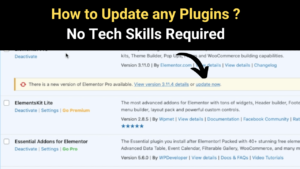 Read more about the article How to Update WordPress Plugins