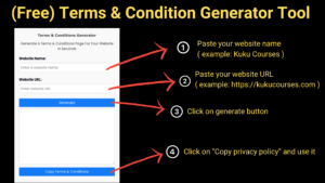 Read more about the article Free Terms and Conditions Generator: Generate T&C For Website!